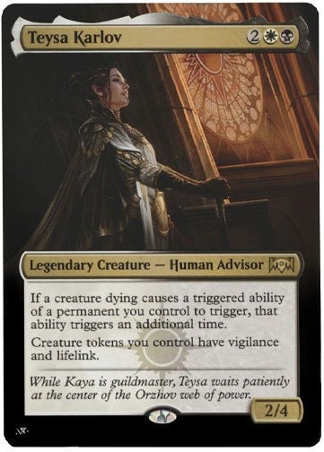 Mtg Altered Art Card-teysa Karlov - Etsy