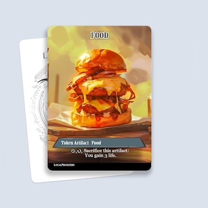 Voedseltoken #2: aangepaste magische tokens voor MTG