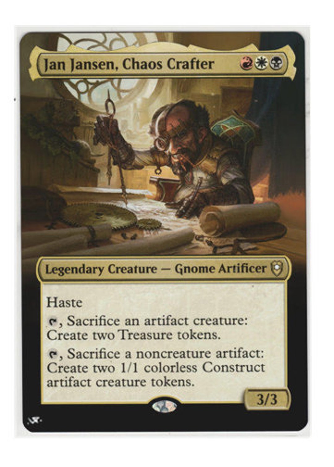 Mtg Altered Art Card Jan Jansen, Chaos Crafter - Etsy