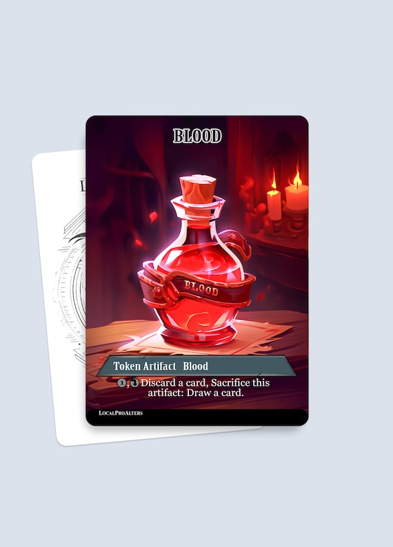 blood token cards mtg Amazon.com: Magic: The Gathering Innistrad: Midnight Hunt Commander Deck –  Coven Counters (Green-White) : Toys & Games