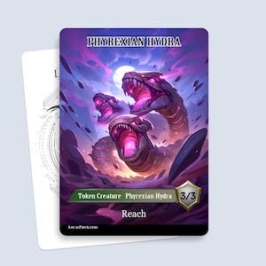 Phyrexian Hydra Token Polukranos #1 - Magic custom tokens for MTG