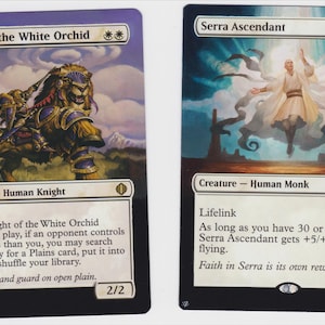 Mtg altered art card-knight commission