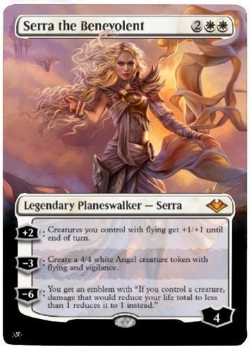 Mtg Altered Art Card Serra the Benevolent - Etsy Mtg Altered Art Card Serra the Benevolent - Etsy