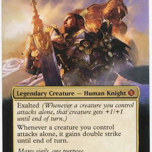 Mtg carta grafica alterata Rafiq dei Molti