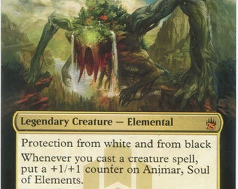 Mtg altered art card-Animar, Soul of Elements