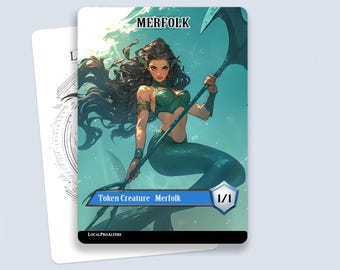 mtg cards that make merfolk tokens Token (1/1) by Jeff A. Menges Merfolk Token | Murders at