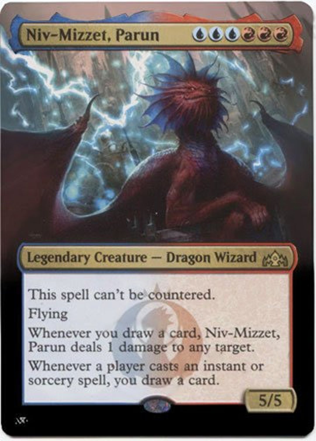 Mtg Altered Art Card-niv-mizzet, Parun - Etsy