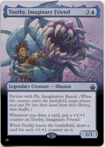 Mtg Altered Art Card-toothy, Imaginary Friend - Etsy