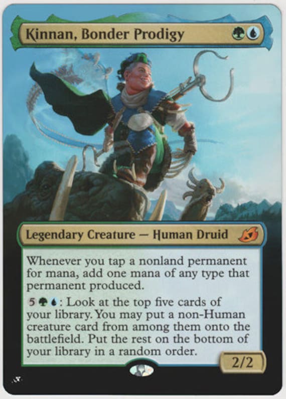 Mtg Altered Art Card - Kinnan, Bonder Prodigy - Etsy
