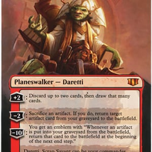 Mtg veränderte Kunst Karte-Daretti, Scrap Savant
