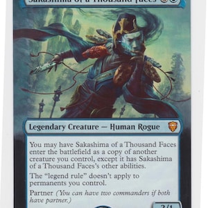 Carta de arte alterada Mtg - Sakashima de Mil Faces