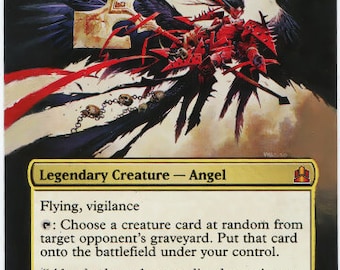 Mtg altered art card-Tariel, Reckoner of Souls