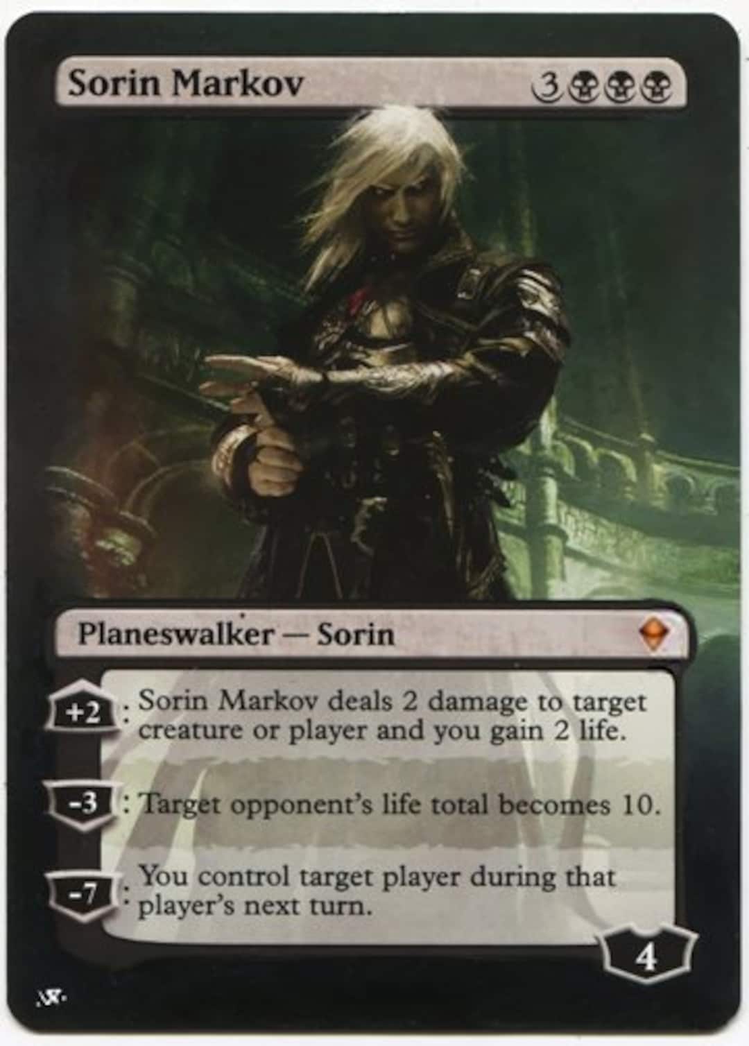 Mtg Altered Art Card-sorin Markov - Etsy