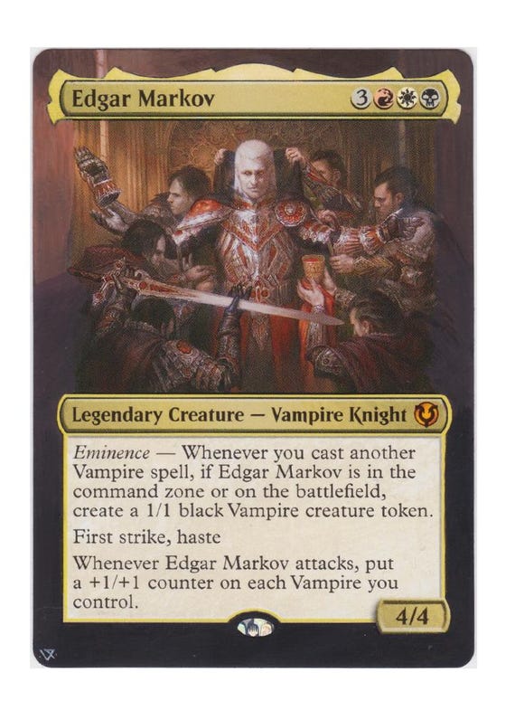Mtg Altered Art Card-edgar Markov - Etsy Israel
