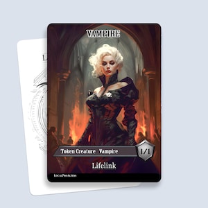 Vampire Token #2 - Magic custom tokens for MTG
