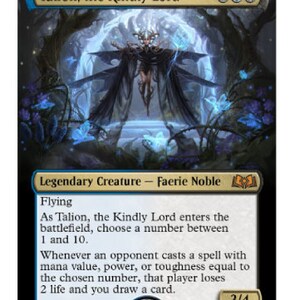 Carta de arte alterada do Mtg - Talion, o Senhor Gentil