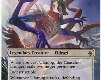 MTG 改変アートカード 絶え間ない飢餓、ウラモグ - Etsy 日本