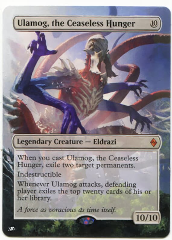 MTG 改変アートカード 絶え間ない飢餓、ウラモグ - Etsy 日本