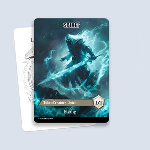 Spirit Token #3 - Magic custom tokens for MTG