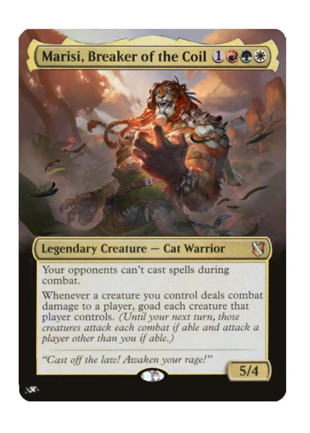 Mtg Altered Art Card Marisi, Breaker of the Coil - Etsy