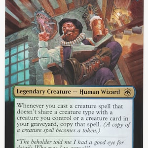 Mtg altered art card-Volo, Guida ai mostri