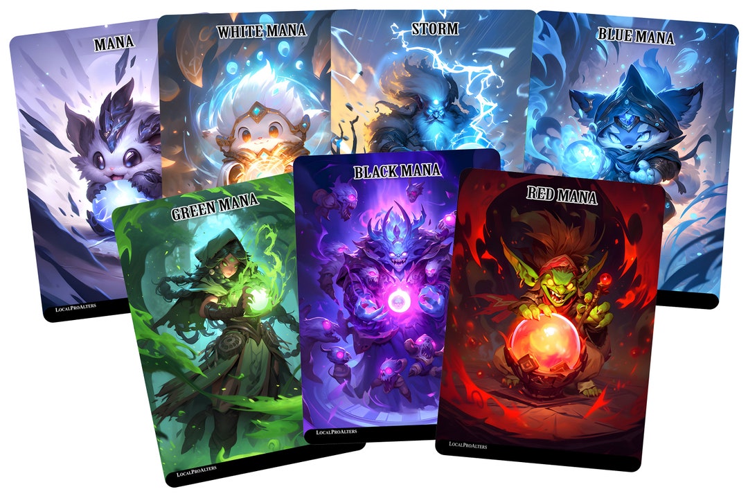 All Counters Trackers #1 - Magic Custom Tokens for MTG - Etsy