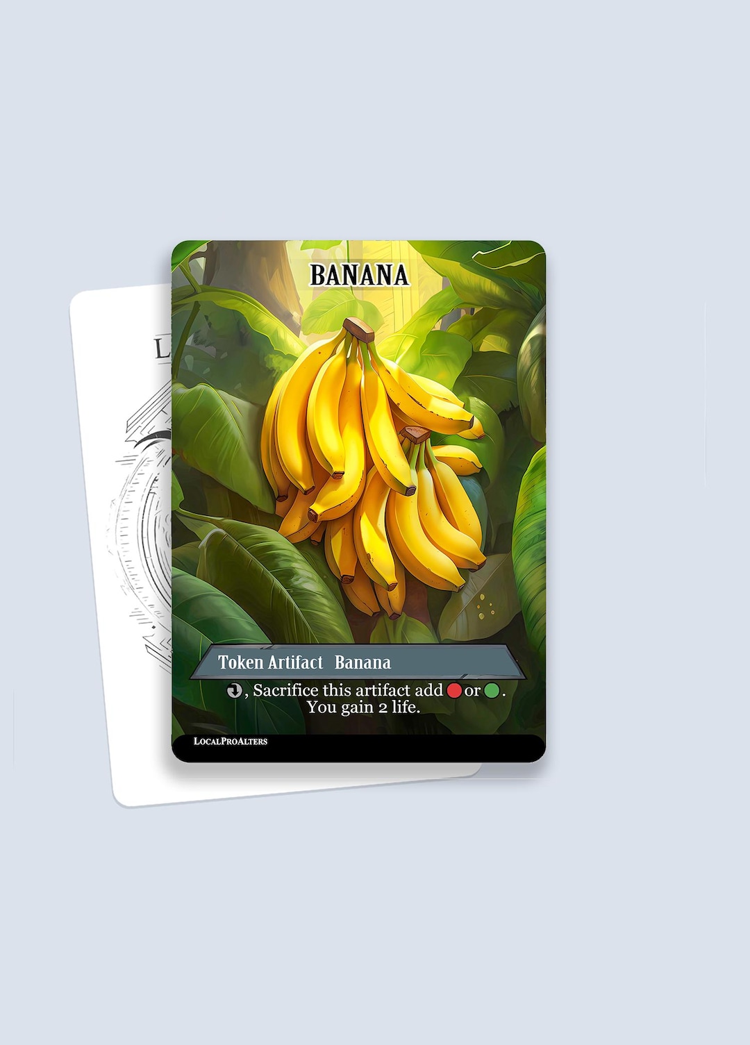 おまとめ　Middle Banana Magic Banana Token #2 - Magic Custom Tokens for MTG - Etsy