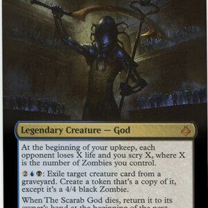 MTG 改変アートカード - スカラベ神