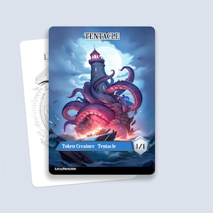Tentacle Token #1 - Magic custom tokens for MTG