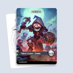 Zombie Token #2 - Magic custom tokens for MTG