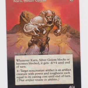 Mtg altered art card-karn