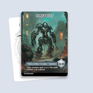 Konstrukt Token #2 - Magische kundenspezifische Token für MTG