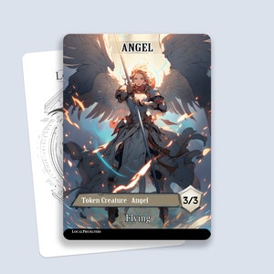 Angel Token #2 - Magic custom tokens for MTG