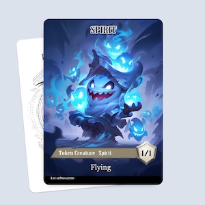 Spirit Token #2 - Magic custom tokens for MTG