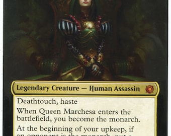 Mtg altered art card Queen Marchesa