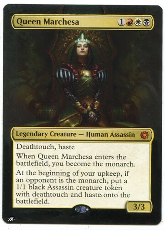 Mtg Altered Art Card Queen Marchesa | Etsy