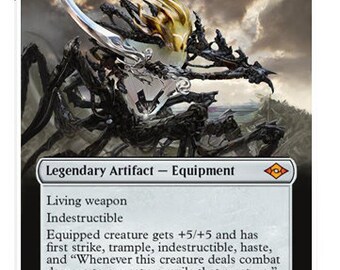 living weapon cards mtg Altered Art Card-kaldra Compleat Living Weapon | Article by