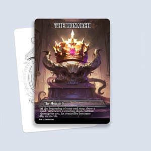Il segnalino Monarch n. 1 - Segnalini personalizzati Magic per MTG