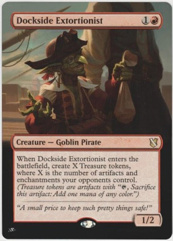 mtg art cards price Altered Card-dockside Extortionist Card // Card Rarity Sephiroth, Fabled SOLDIER Art Card