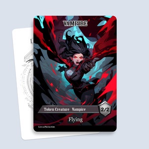 Vampire Token #4 - Magic custom tokens for MTG