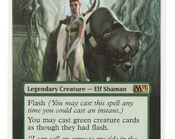 Mtg Altered Art Card-yeva, Nature's Herald - Etsy