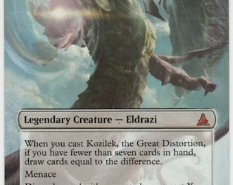 MTG 改変アートカード 大いなる歪み、コジレック A - Etsy 日本