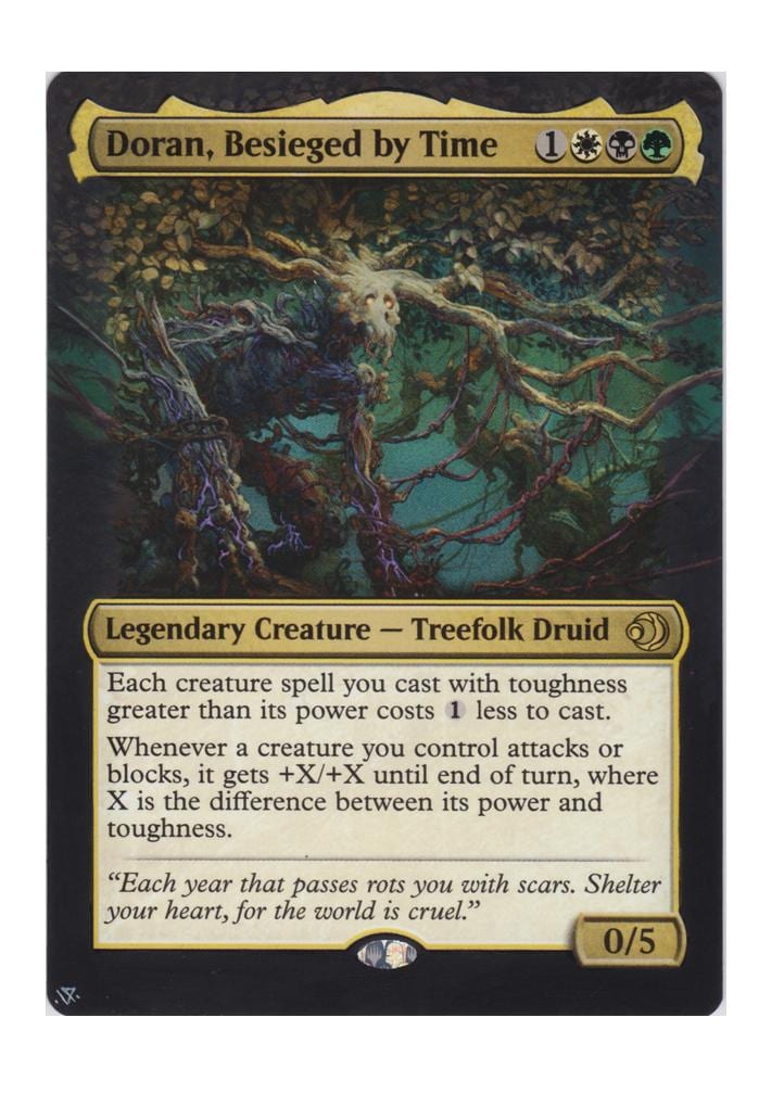 Mtg Altered Art Card-doran, Besieged by Time - Etsy