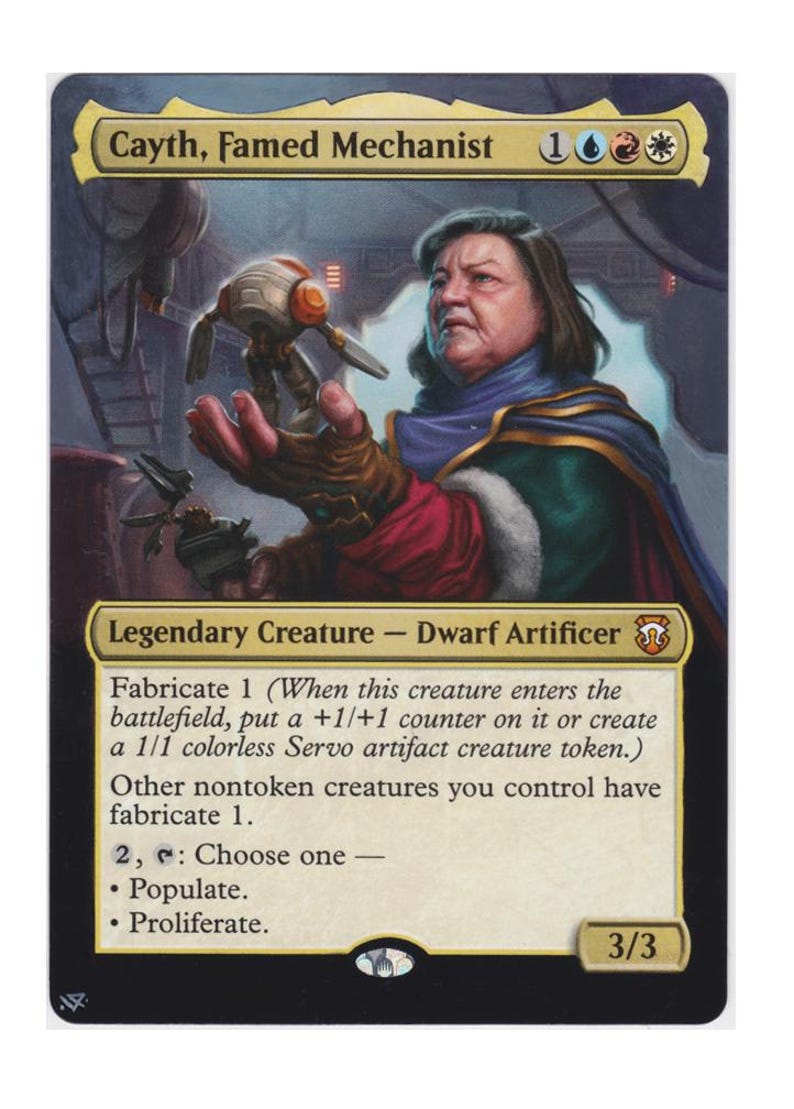 Carta de arte alterado de Magic: The Gathering - Caith, Mecánica Famosa ...