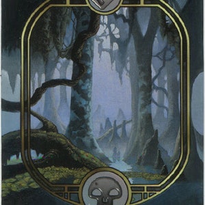 1x Foil Altered Art Swamp - Etsy