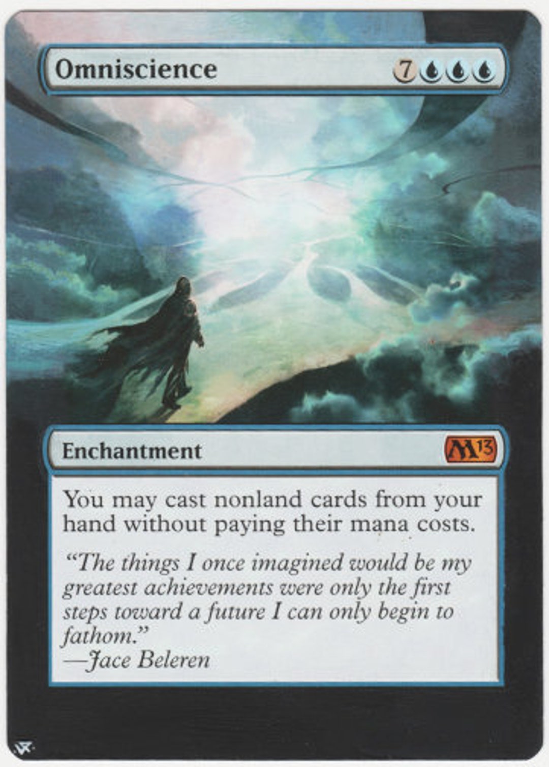 Mtg Altered Art Card Omniscience - Etsy