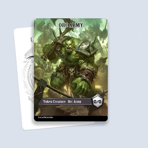 Orc Army Token #1 - Magic custom tokens for MTG