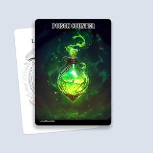 Poison Counter Token #1 - Magic custom tokens for MTG