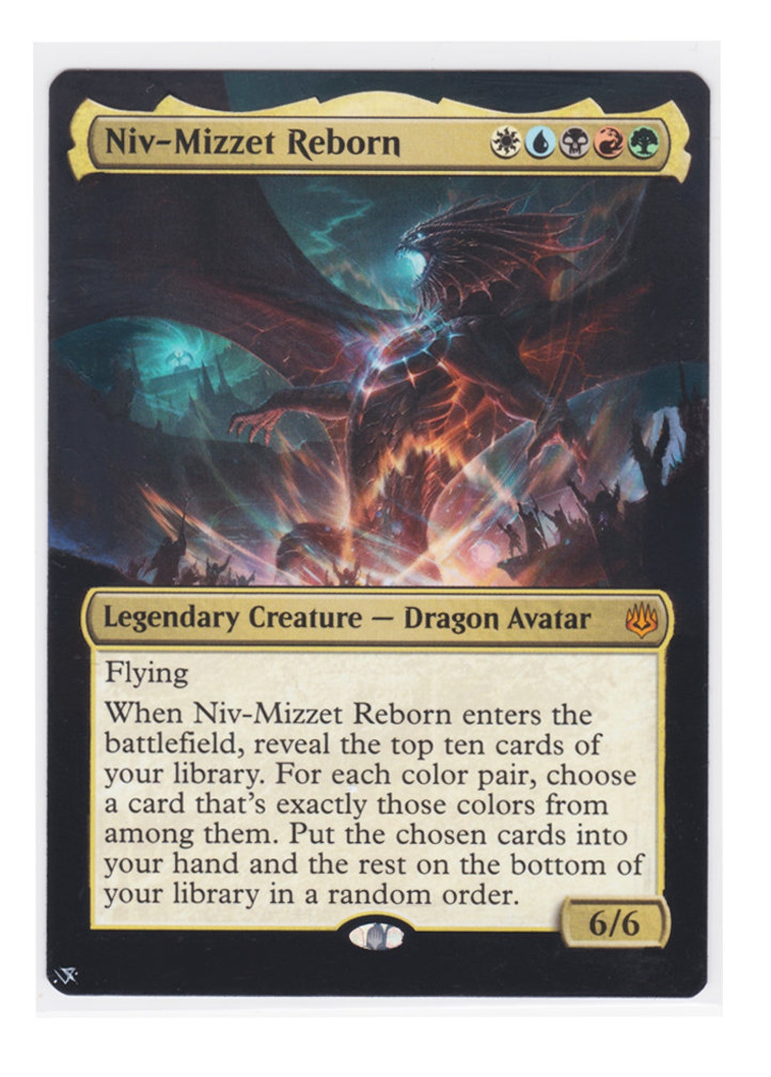 Mtg Altered Art Card Niv-mizzet Reborn - Etsy