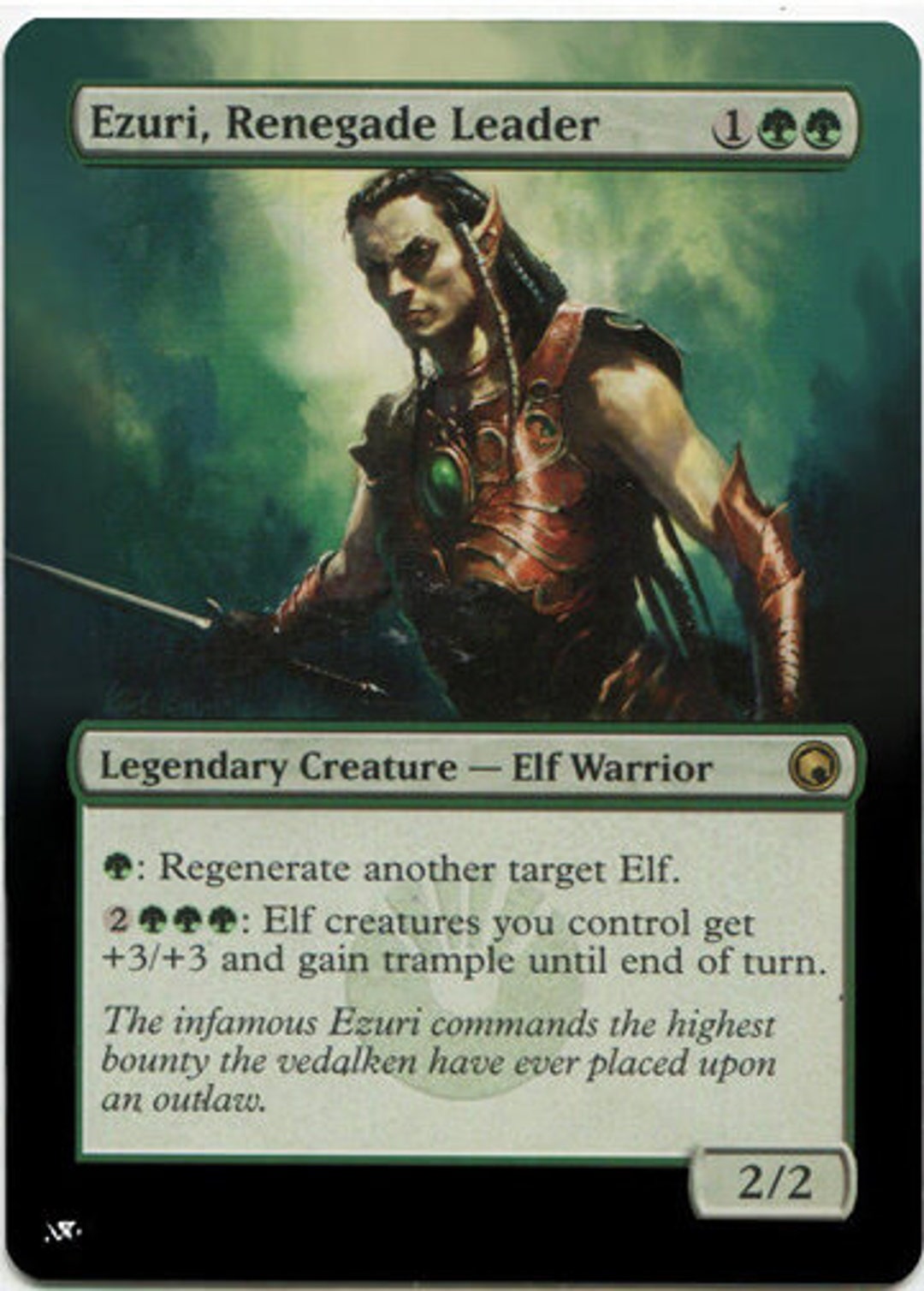 Mtg Altered Art Card-ezuri, Renegade Leader - Etsy